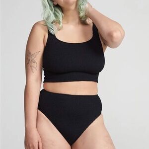 YouSwim Verve Swimsuit High Waisted Bikini Black
